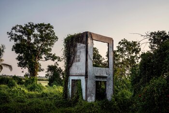Los restos de una mezquita
