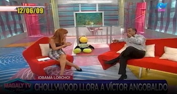 Magaly Medina llora la muerte de Víctor Angobaldo: "Nació aquí, era uno de nuestros monstruitos favoritos". Captura: Magaly TV La Firme.