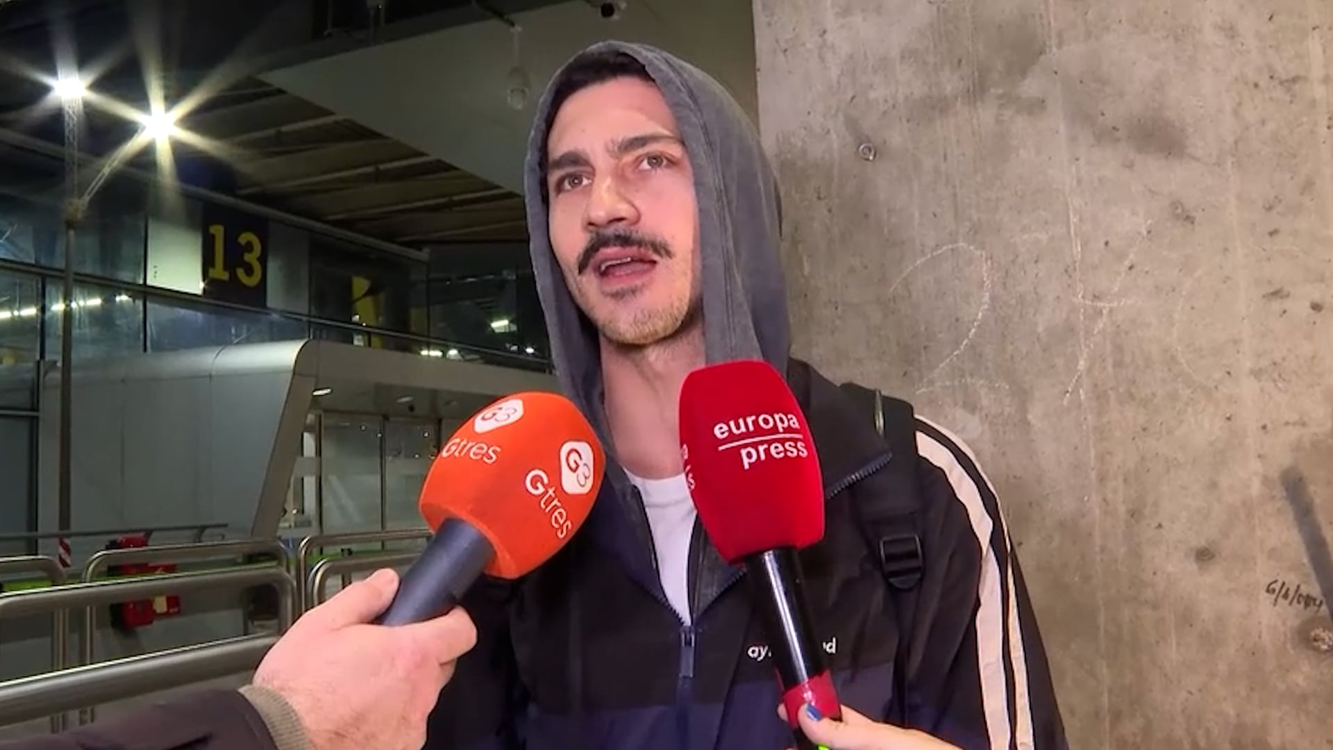 El Chino Darín, antes de viajar a la Argentina luego del nacimiento de su hijo