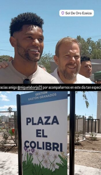 Autoridades agradecieron a Borja por