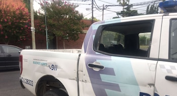 Un patrullero de la bonaerense