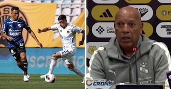 Roberto Mosquera tuvo tenso momento con periodista luego de la derrota de Sporting Cristal ante Cusco FC.