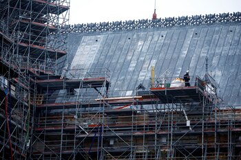 Un trabajador de la construcción