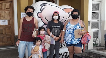 Los familiares de los pacientes