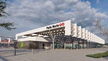 Recreación de la futura estación