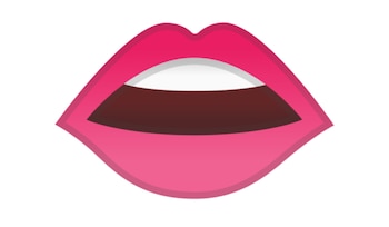 Emoji de boca. (EmojiTerra)