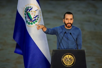 El presidente salvadoreño, Nayib Bukele.