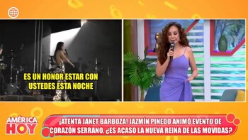 Janet Barboza da su opinión