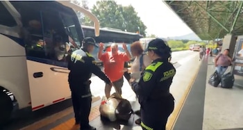 El ciudadano extranjero se encontraba en situación migratoria irregular en Colombia - crédito Migración Colombia