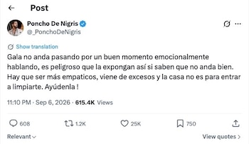 Poncho de Nigris - (X)