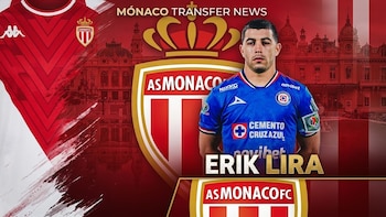 Erik Lira se va de Cruz Azul: reportan que Mónaco ya tendría acuerdo por el futbolista mexicano
