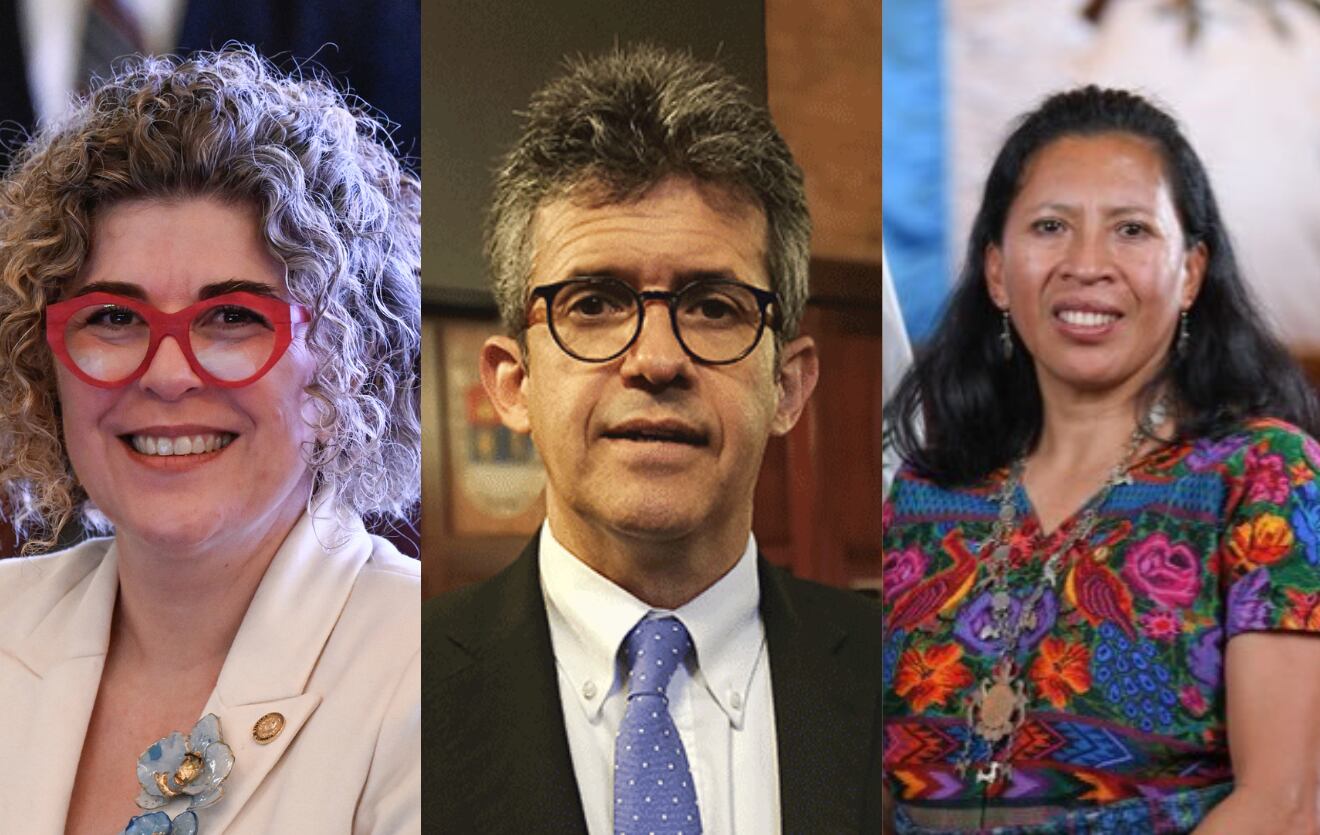 Carlos Calderón desistió de la interpelación contra la ministra de Economía, Gabriela García, y José Chic hizo lo mismo con la ministra de Trabajo, Miriam Roquel. (Partido Político UNE)