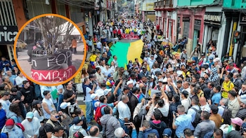 Banderas del ELN habrían aparecido durante las marchas contra Abelardo de la Espriella en Pasto: manifestantes aclararon la situación