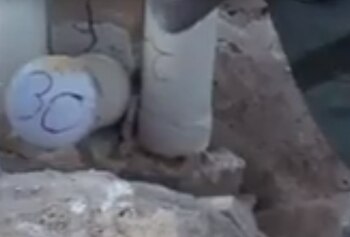 La droga era empacada en tubos de PVC (Foto: Twitter)