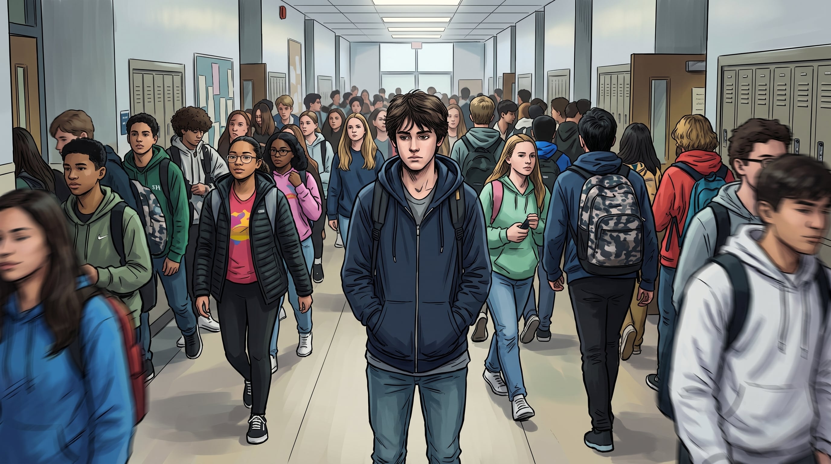 La investigación determinó que el 16,8% de los adolescentes de entre 12 y 20 años en Estados Unidos presentó síntomas de ansiedad moderados o graves. (Imagen Ilustrativa Infobae)