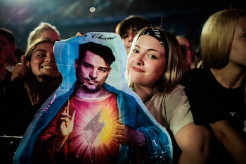 Chano se emociona y agradece a los fans en un show histórico de Tan Biónica