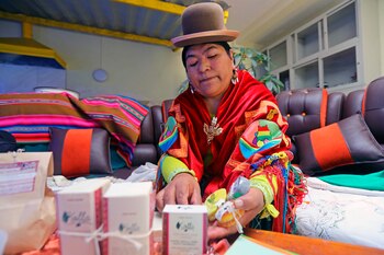 La aimara boliviana Silveria Cutipa