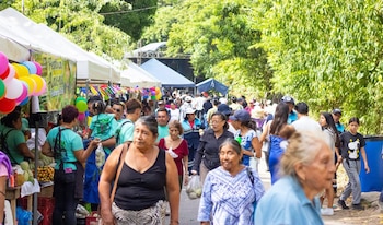 El festival de la anona en Rosario de Mora apuesta por el turismo y las ventas de productos derivados (Foto cortesía Alcaldía de San Salvador Sur)