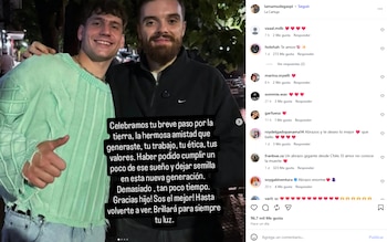 La mamá de Gaspi publicó un posteo en Instagram después del homenaje que Ibai Llanos le dedicó en La Velada del Año VI