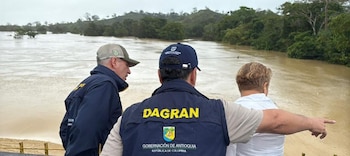 Las intensas lluvias en Antioquia