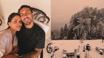 El álbum de fotos del viaje relámpago de Leandro Paredes a Bariloche junto a su familia tras el permiso especial que le dio Boca Juniors