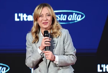 La premier italiana, Giorgia Meloni,