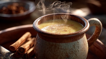 El atole de huitlacoche es