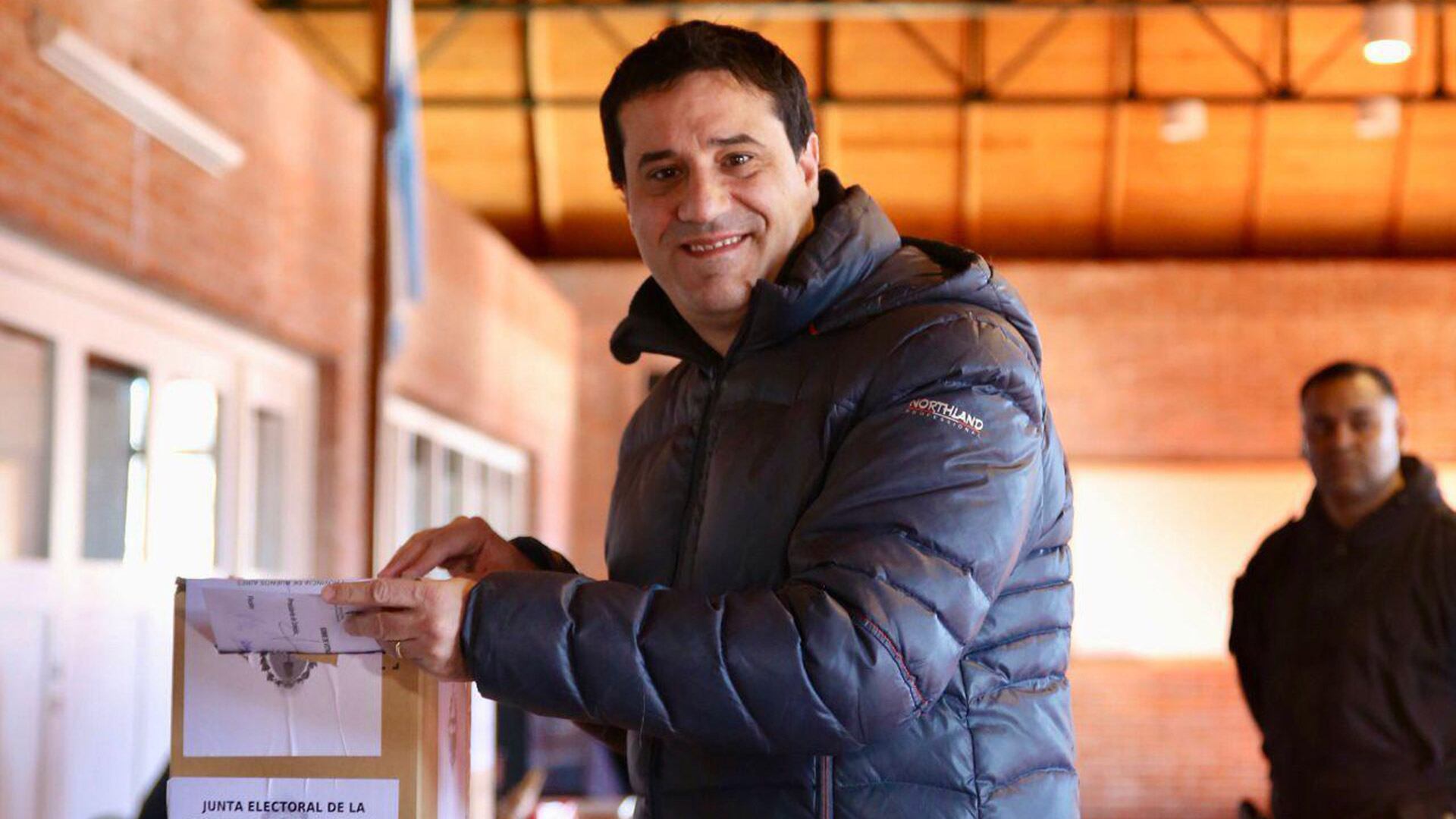 El senador nacional Maximiliano Abad votó en Mar del Plata.