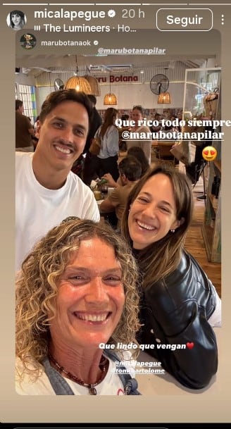 Un antojo, una selfie y viejos conflictos: Mica Lapegüe y Maru Botana en el centro de la escena