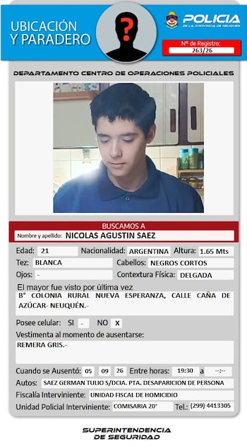 Cuerpo calcinado Centenario Neuquén