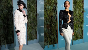 El duelo de estilo entre Dua Lipa y Rosalía en Nueva York: cómo llevaron el blanco y negro a otro nivel
