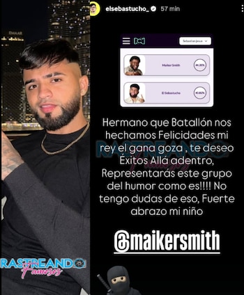 El Sebastucho expreso su respaldo