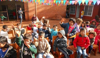 Algunos de los alumnos. En