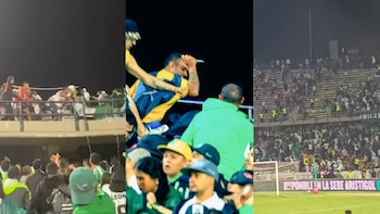 A cuchillo terminó el partido