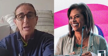 Natalia Málaga aclara su posición sobre la propuesta de Cecilia Tait de inyectar a jugadoras peruanas para que crezcan.