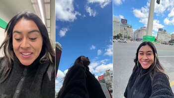 La turista compartió en TikTok