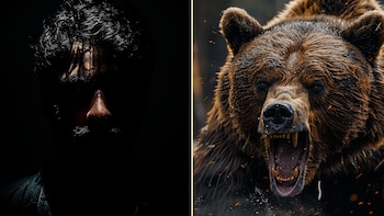 ¿Oso u hombre? La pregunta