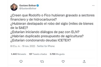 Gustavo Bolívar y los logros