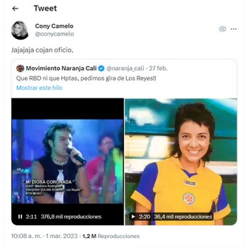 Cony Camelo y Julián Román responden si harían gira musical de “Los Reyes”