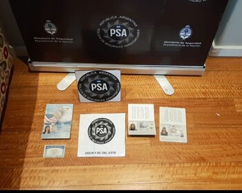 Documentación incautada en la causa