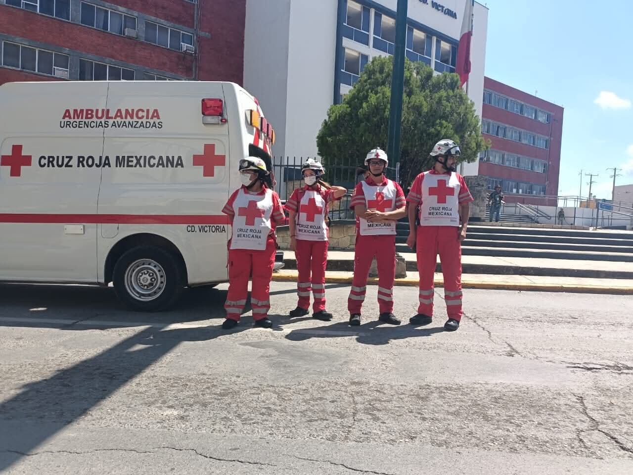 El órgano fue trasladado vía aérea desde Baja California Sur para salvar la vida de la paciente. Foto: (Cruz Roja Mexicana sede Tamaulipas)
