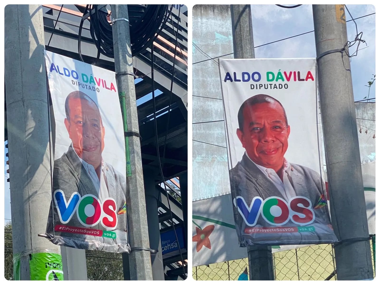 El Tribunal Supremo Electoral revocó en 2023 la inscripción de Aldo Dávila como candidato al Congreso por el partido VOS. (TV Azteca)
