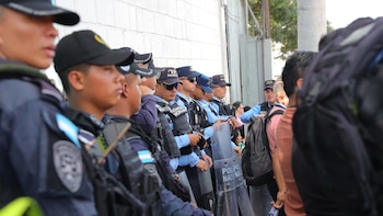 Activistas del partido de Gobierno