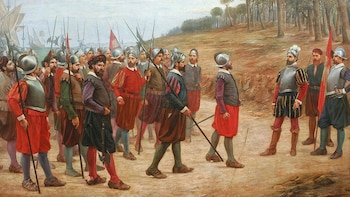 La llegada de los conquistadores europeos