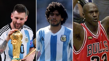 El hilo invisible que une las historias de Michael Jordan, Diego Maradona y Lionel Messi: “Te quiero conocer, maestro”