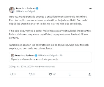 Con este mensaje, el exfiscal