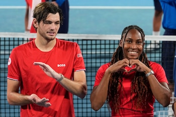 Coco Gauff y Taylor Fritz