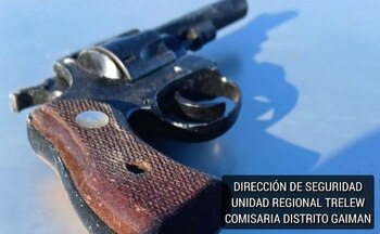 El arma secuestrada (Foto: Policia