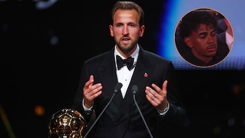 El discurso de Harry Kane tras ganar el Balón de Oro por primera vez en su carrera: el gesto de Lamine Yamal que llamó la atención