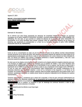 Notificación Diego Verdaguer (Foto: Twitter/@VentaneandoUno)